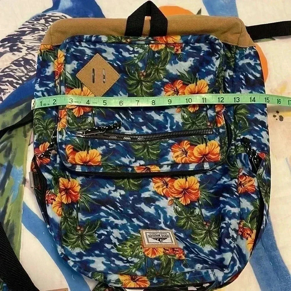 Steve Madden Tropical Print Backpack - Picture 13 of 16